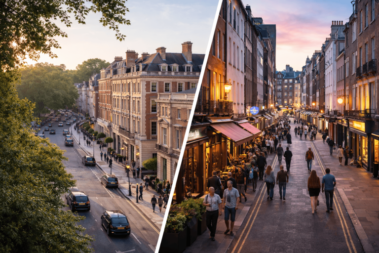 Serviced Offices in Mayfair vs Soho at £5,000 per Month
